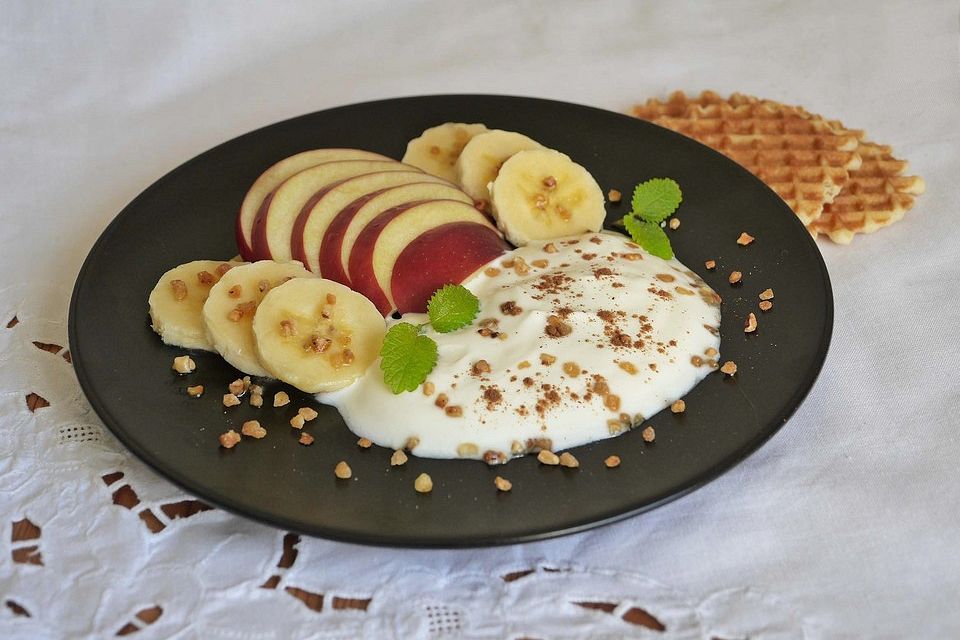 Bananen - Apfel - Salat