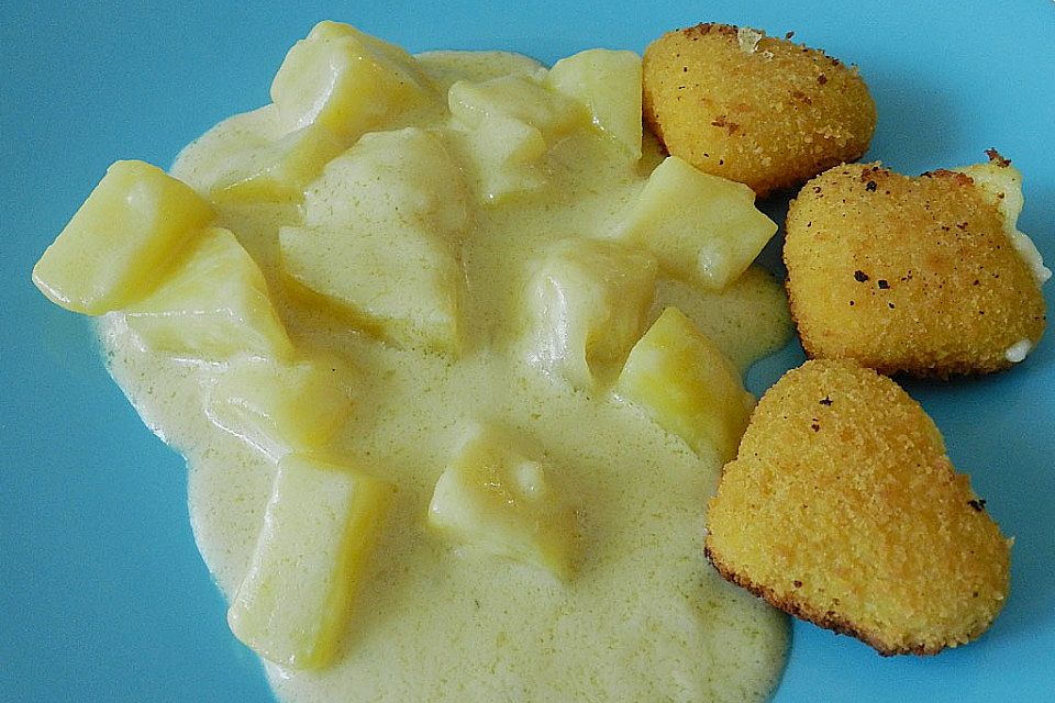 Rahmkartoffeln mit Schmelzkäse