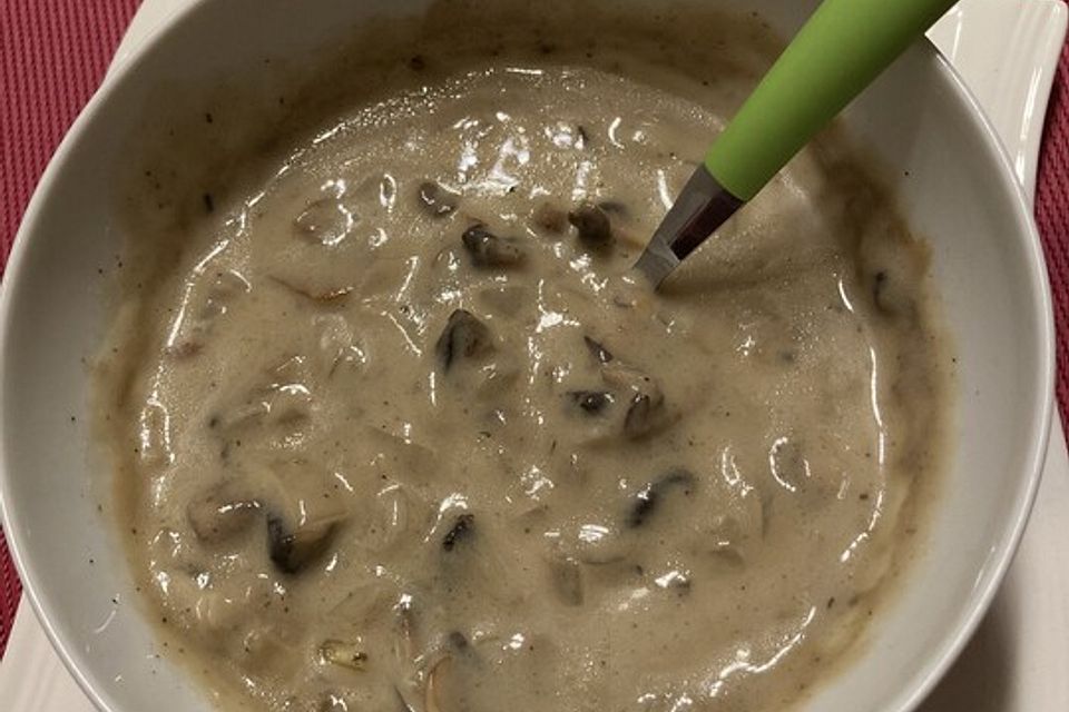 Champignon - Cremesuppe