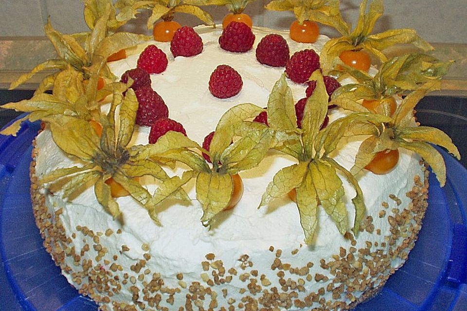 Erdbeer - Physalis - Torte