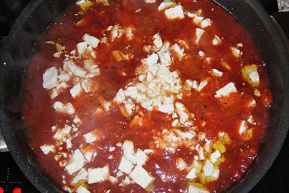 Thunfischsteak mit Feta - Tomaten