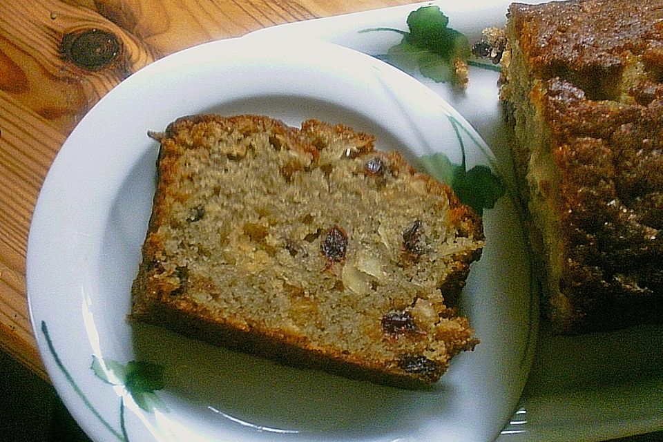 Orangen - Bananen - Preiselbeerbrot