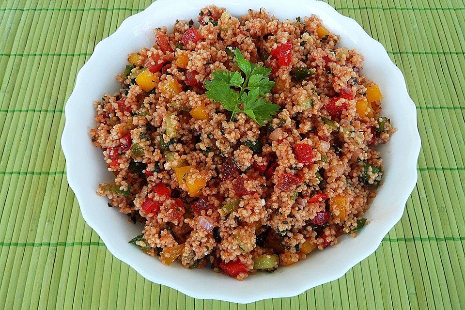 Bunter Couscous - Salat