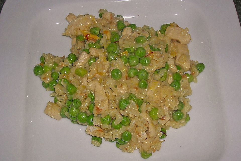 Risotto mit Hähnchen