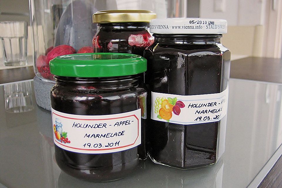 Holunder - Apfel - Marmelade