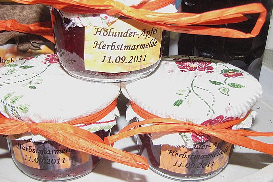 Holunder - Apfel - Marmelade