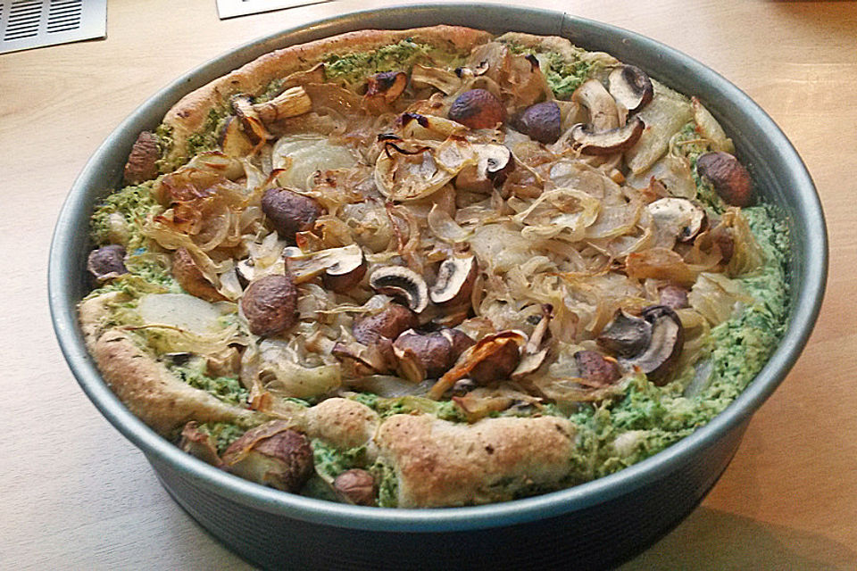 Veganer Zwiebelkuchen