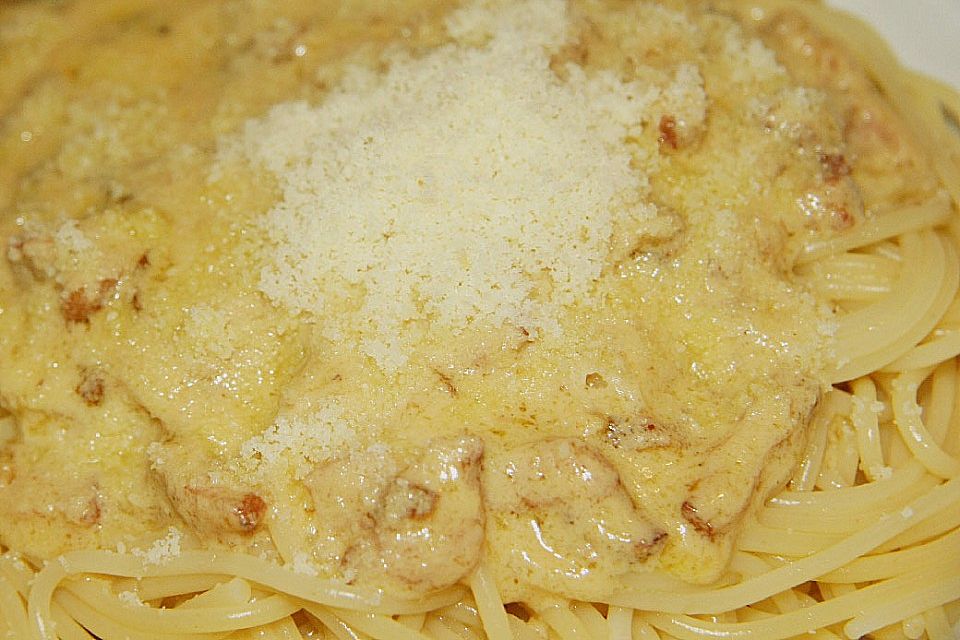 Italienische Carbonara-Sauce