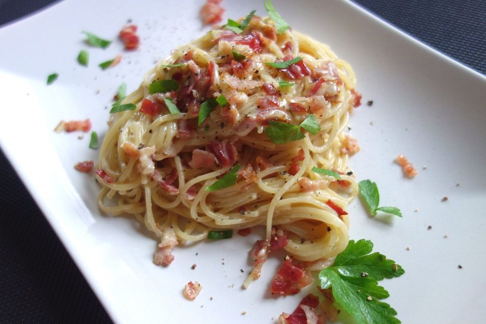 Italienische Carbonara-Sauce