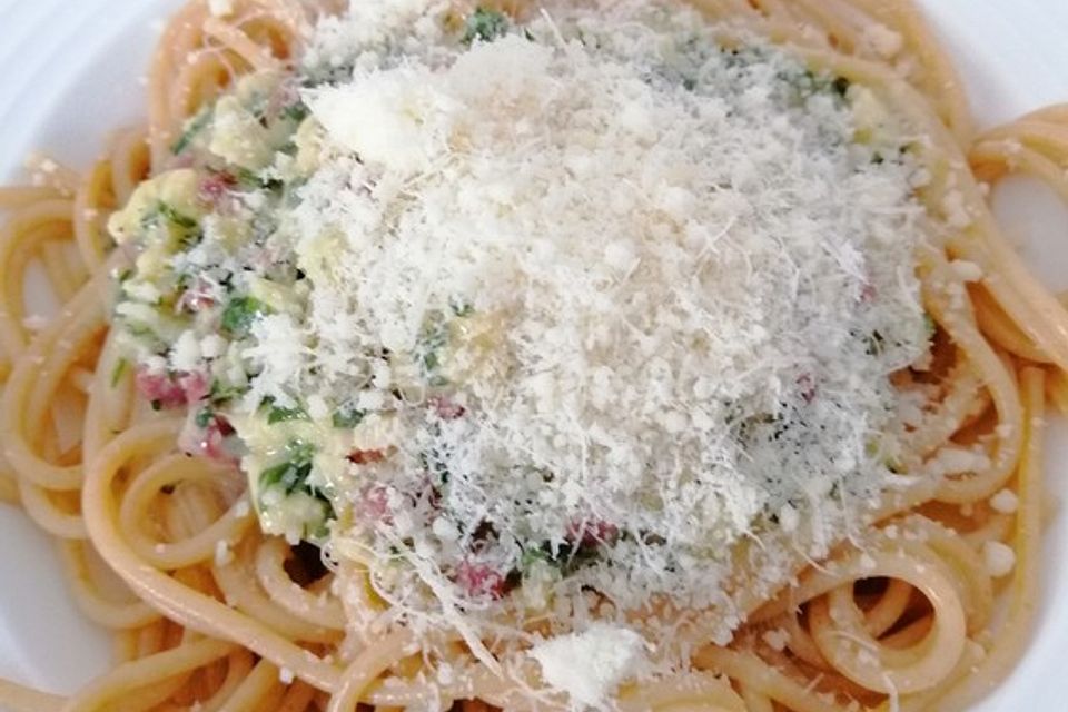 Italienische Carbonara-Sauce