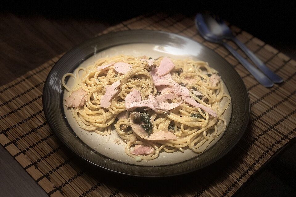 Italienische Carbonara-Sauce