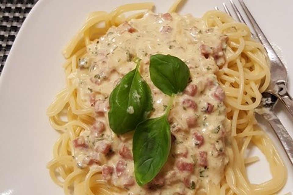 Italienische Carbonara-Sauce