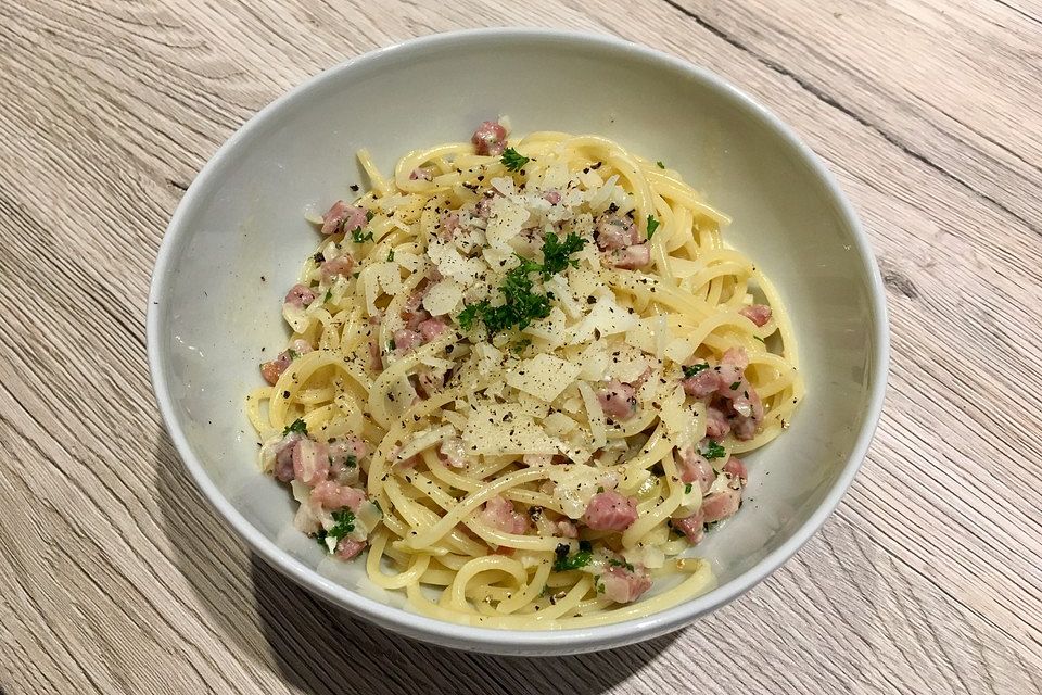 Italienische Carbonara-Sauce