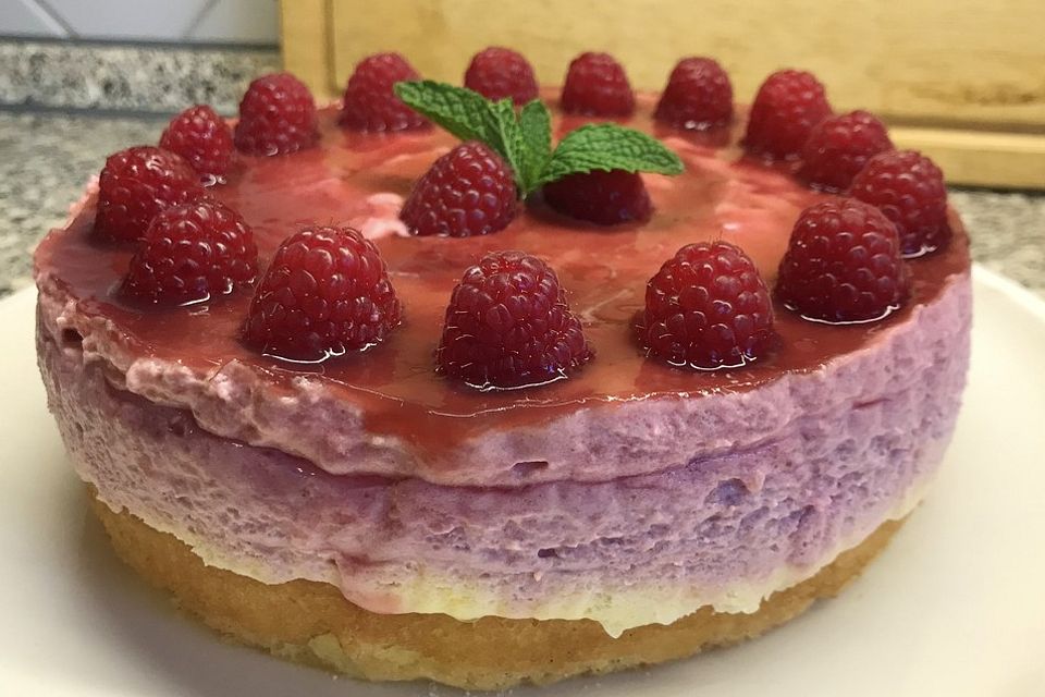 Super schnelle Himbeertorte