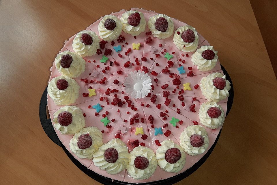 Super schnelle Himbeertorte