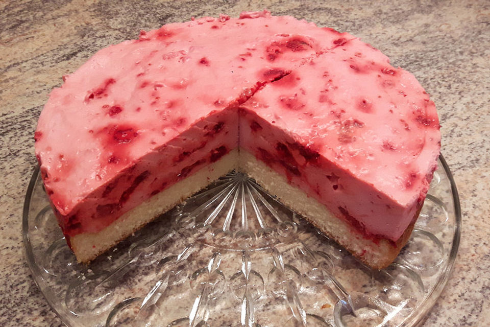 Super schnelle Himbeertorte