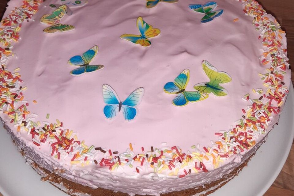 Super schnelle Himbeertorte