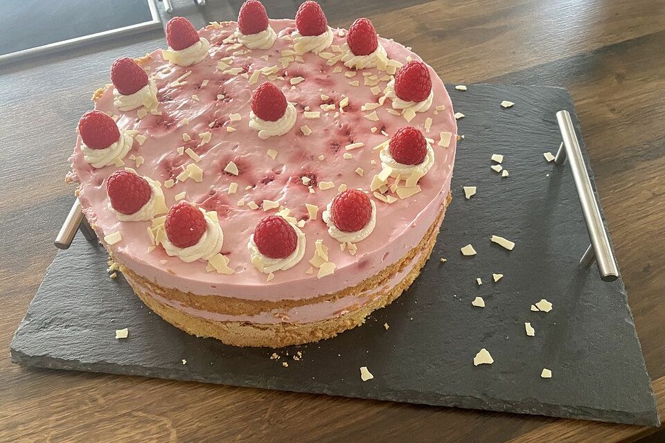 Super schnelle Himbeertorte