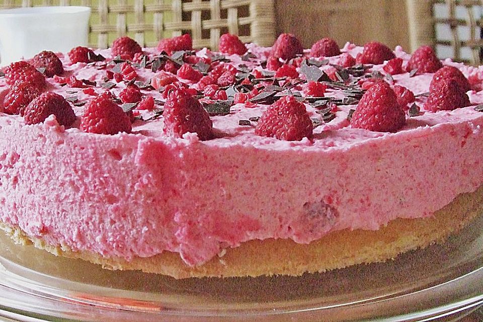 Super schnelle Himbeertorte