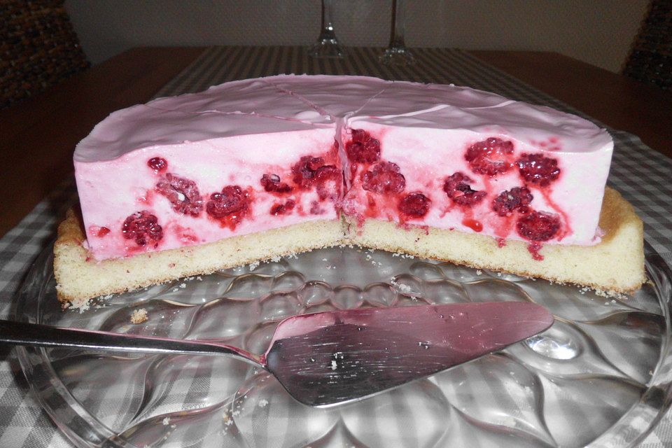 Super schnelle Himbeertorte