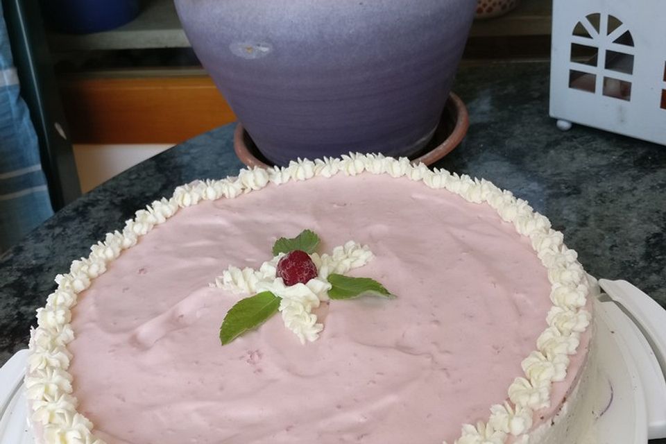 Super schnelle Himbeertorte