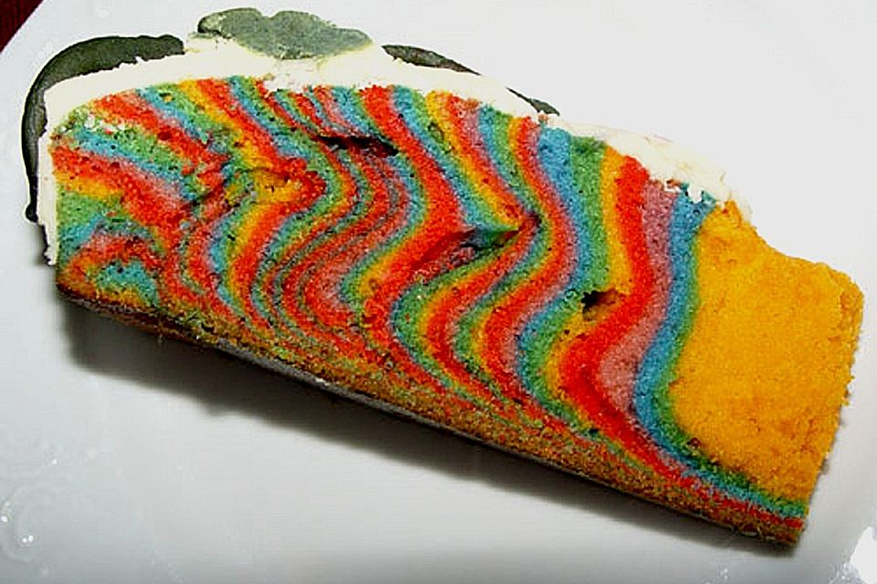 Regenbogenkuchen