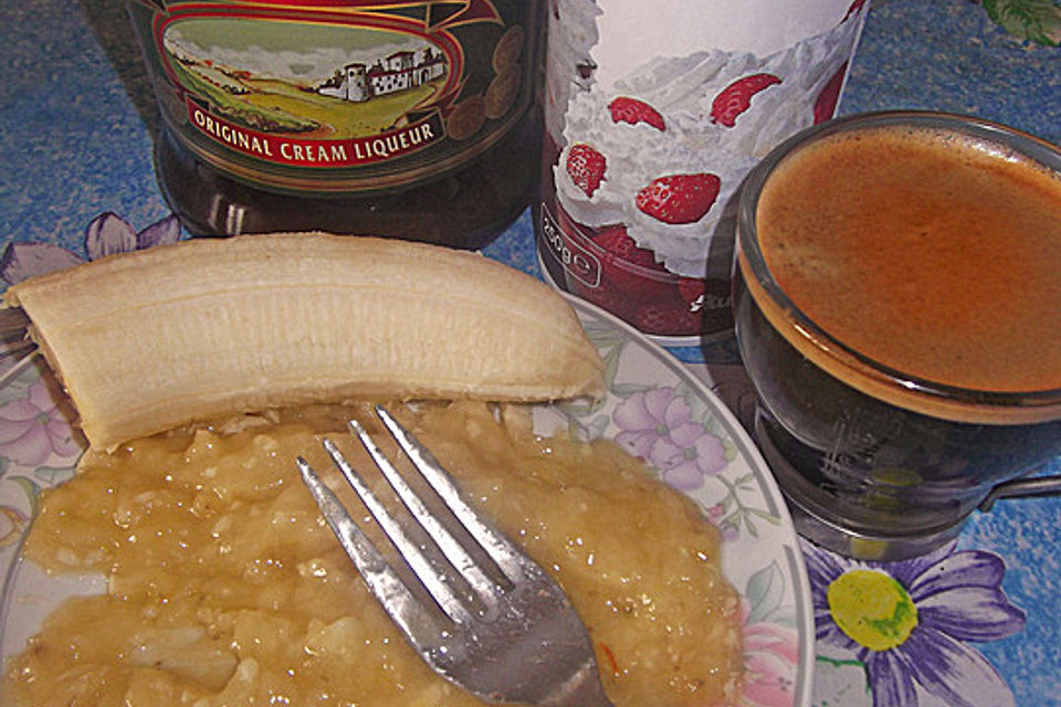 Kaffee – Bananen – Drink