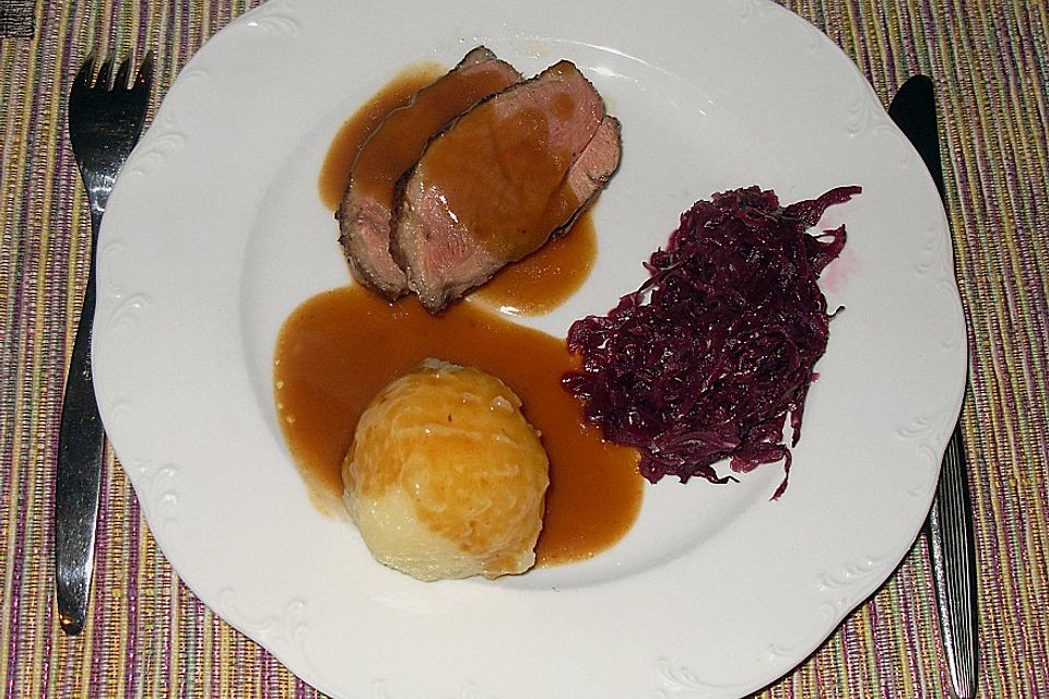 Entenbrustfilets mit Orangensoße