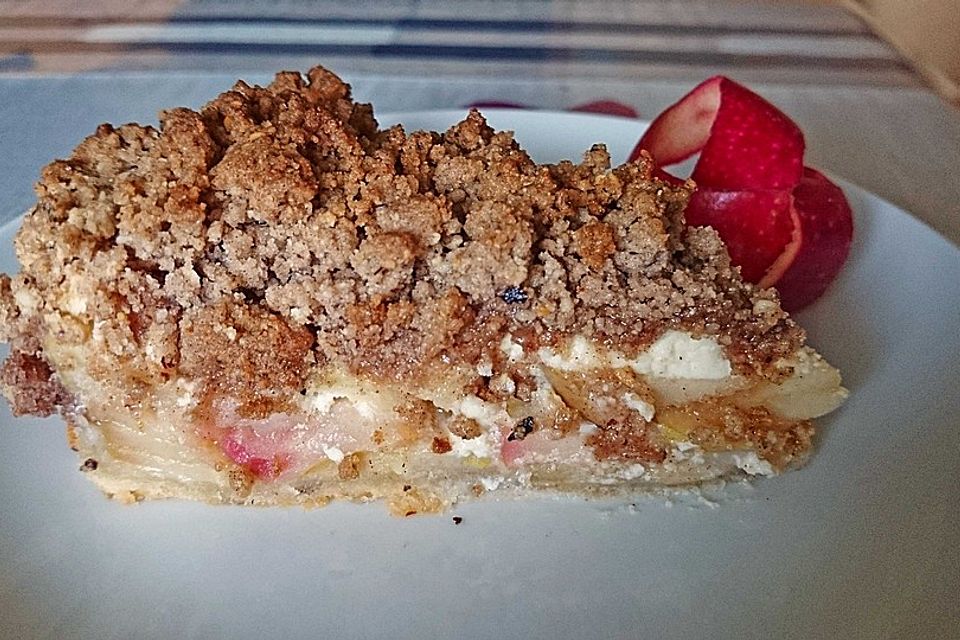 Cinnamon Crumble Apple Pie