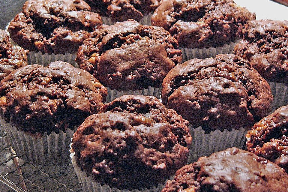 Black&White Chocolate Muffins