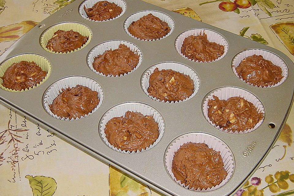 Black&White Chocolate Muffins