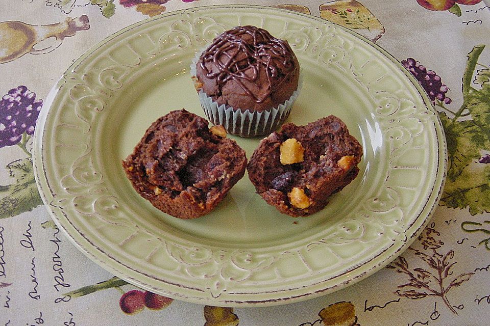 Black&White Chocolate Muffins