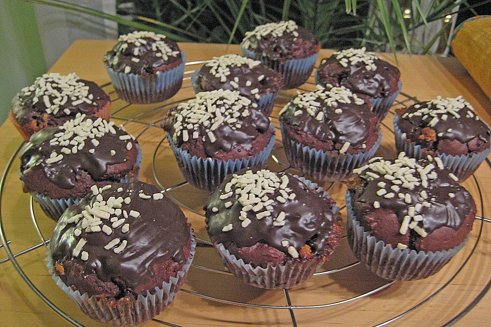 Black&White Chocolate Muffins