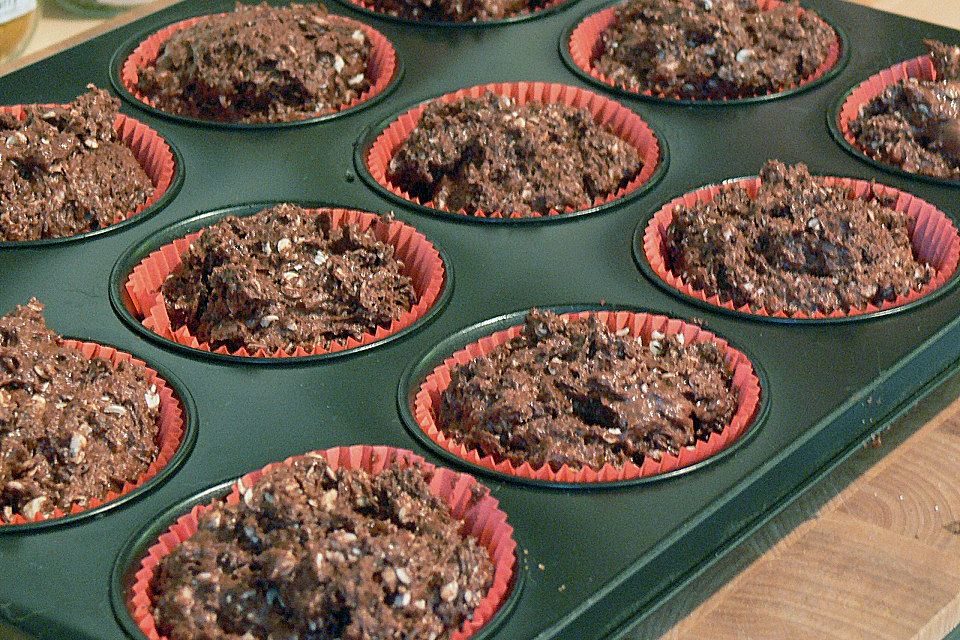 Black&White Chocolate Muffins