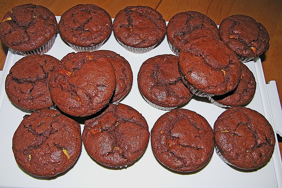 Black&White Chocolate Muffins