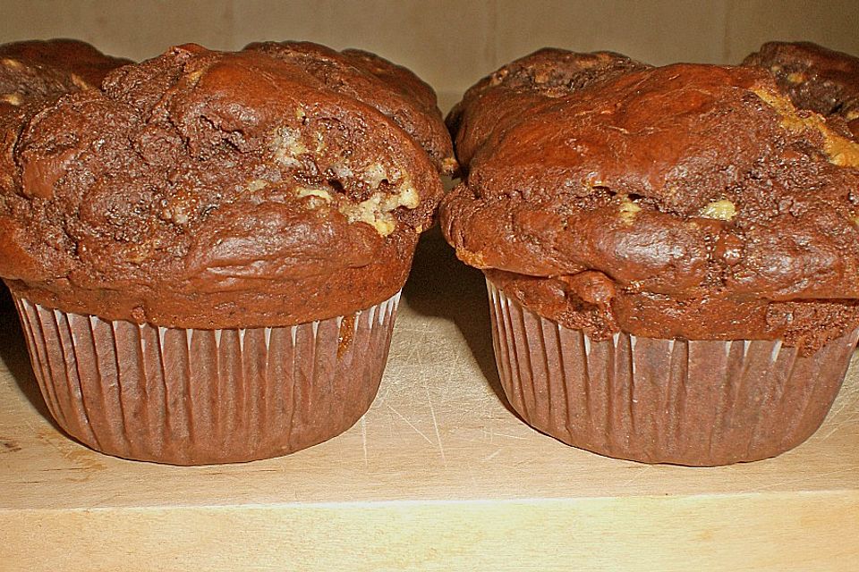 Black&White Chocolate Muffins