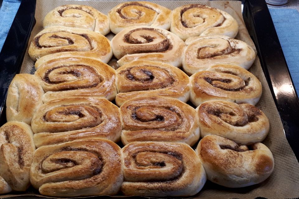 Zimtschnecken - Kanelbullar