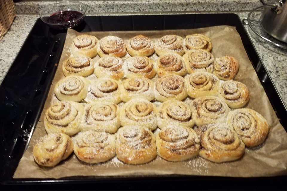 Zimtschnecken - Kanelbullar