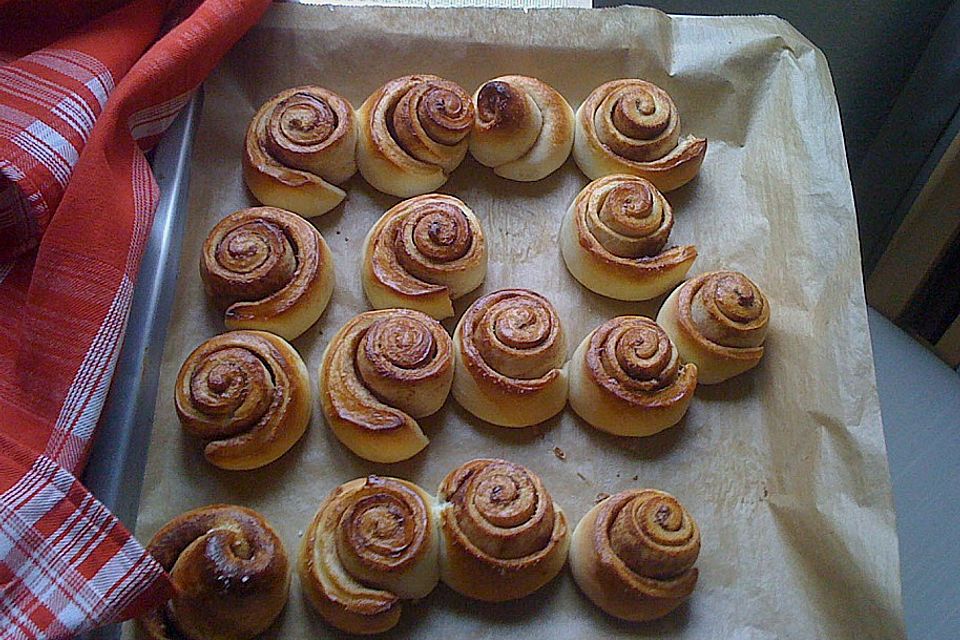 Zimtschnecken - Kanelbullar