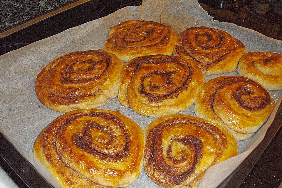 Zimtschnecken - Kanelbullar