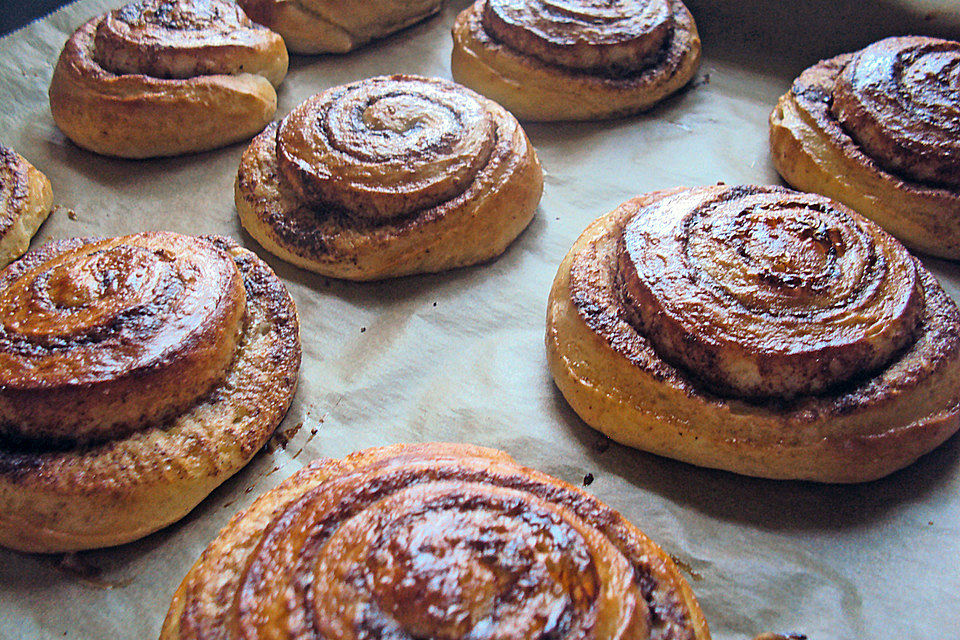 Zimtschnecken - Kanelbullar