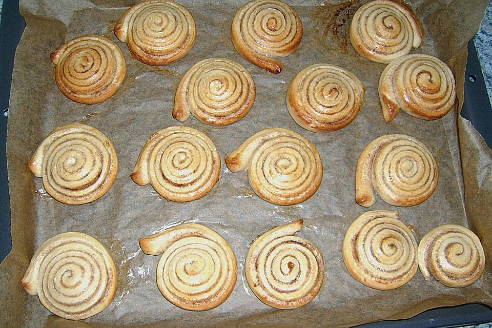 Zimtschnecken - Kanelbullar