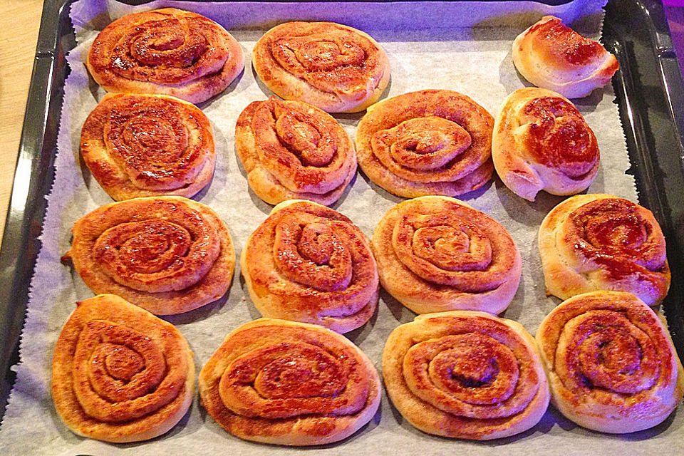 Zimtschnecken - Kanelbullar