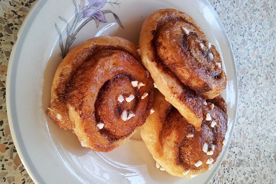 Zimtschnecken - Kanelbullar