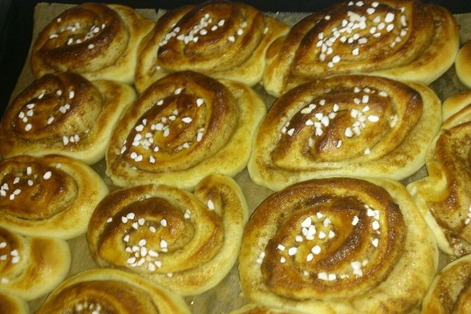 Zimtschnecken - Kanelbullar