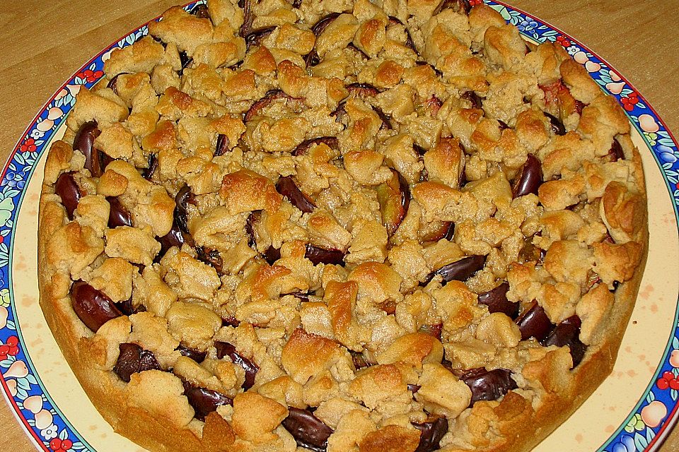 Zwetschgenkuchen mit Streusel