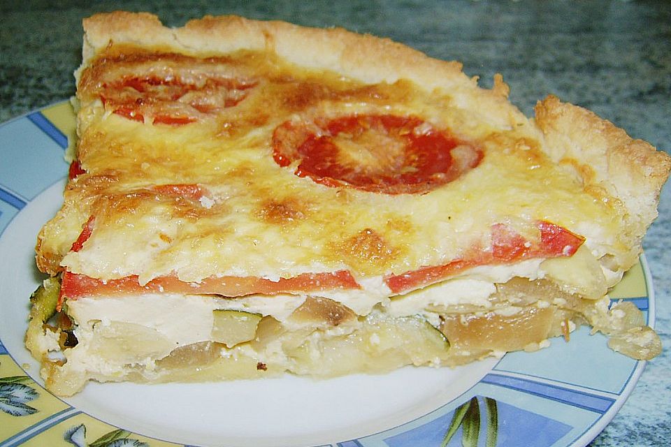 Quiche Lorraine, vegetarisch