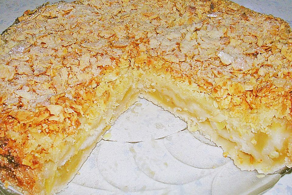 Apfelkuchen mit Grieß