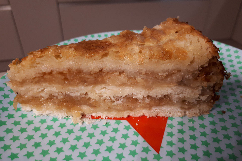 Apfelkuchen mit Grieß