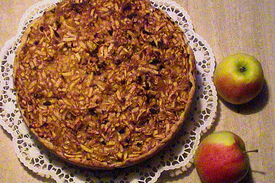 Gedeckter Mincemeat - Apfelkuchen